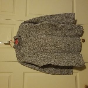 Black and White Tunic Sweater